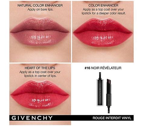 givenchy gloss interdit 4|givenchy interdit black magic lipstick.